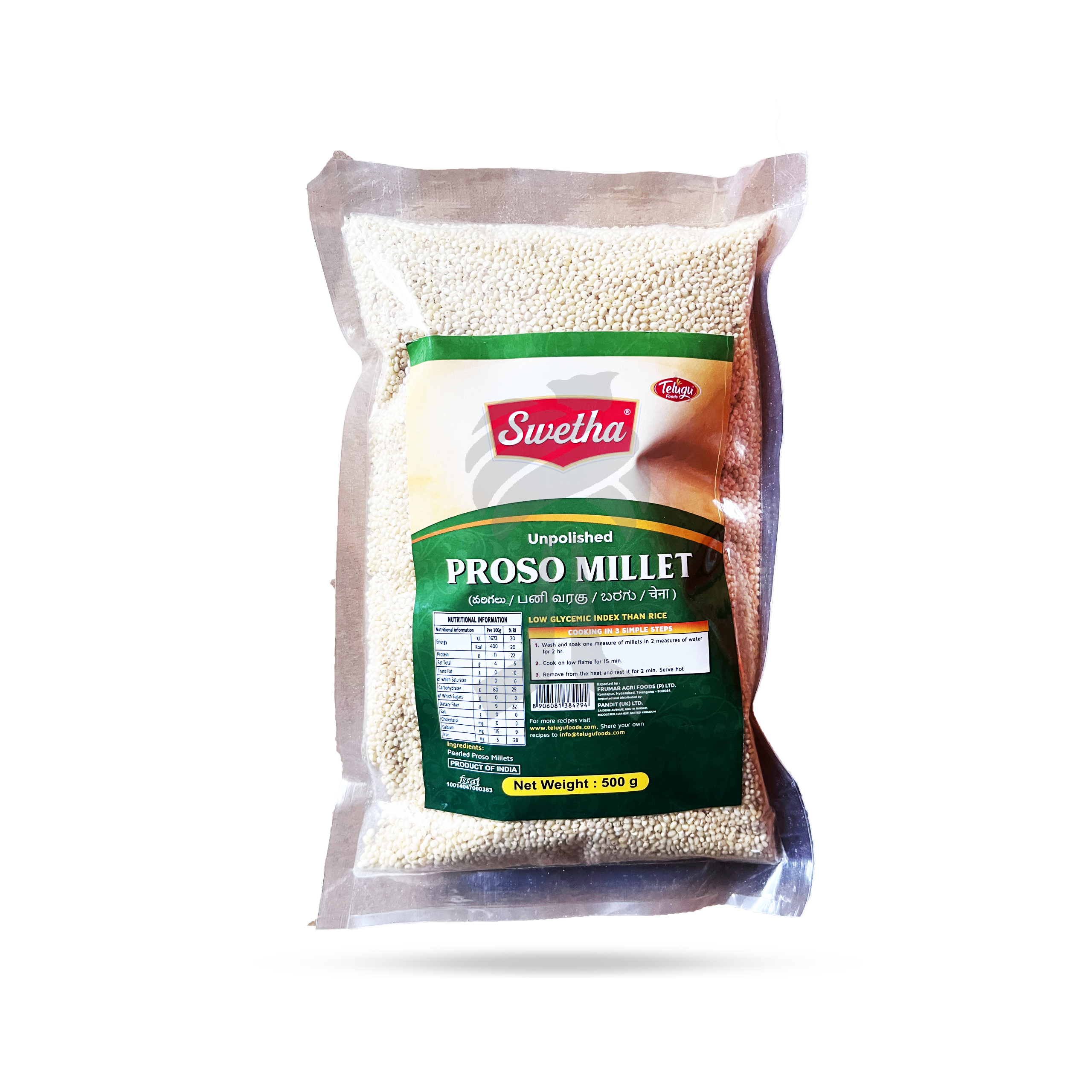 TelguFoodsProsoMillet500-
