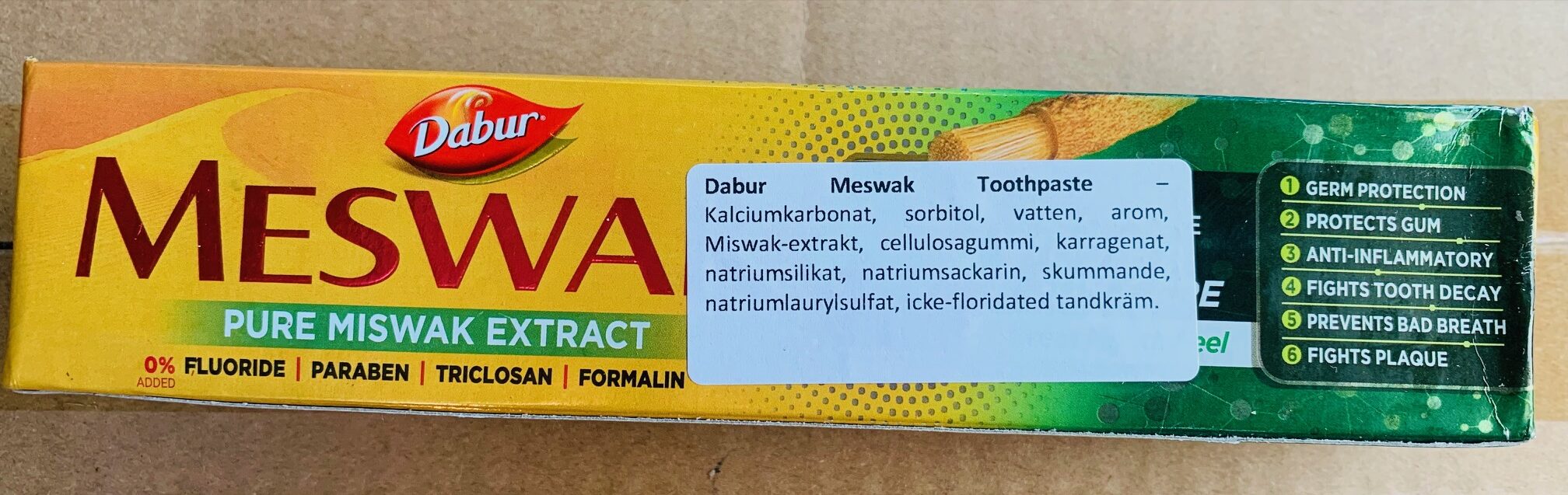 dabur meswak tooth paste