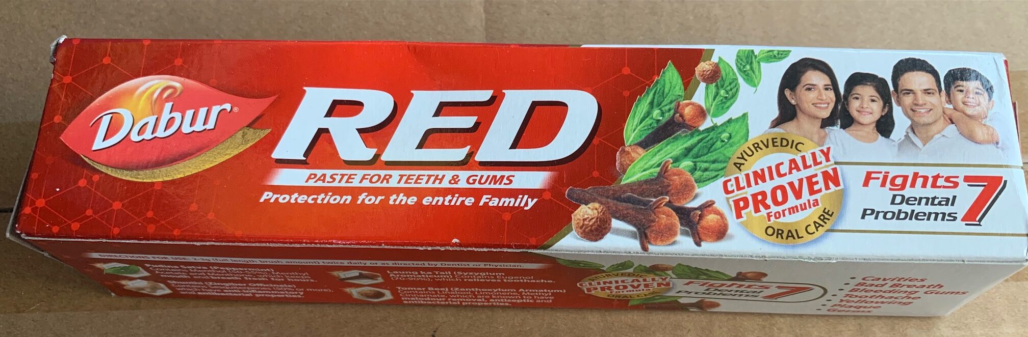 dabur red tooth paste