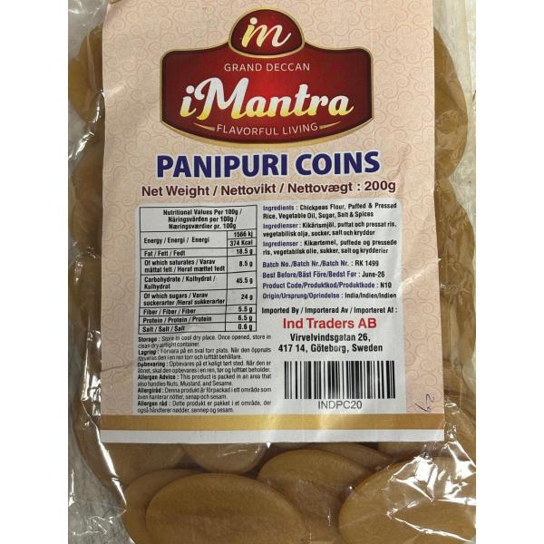 pani puri coins