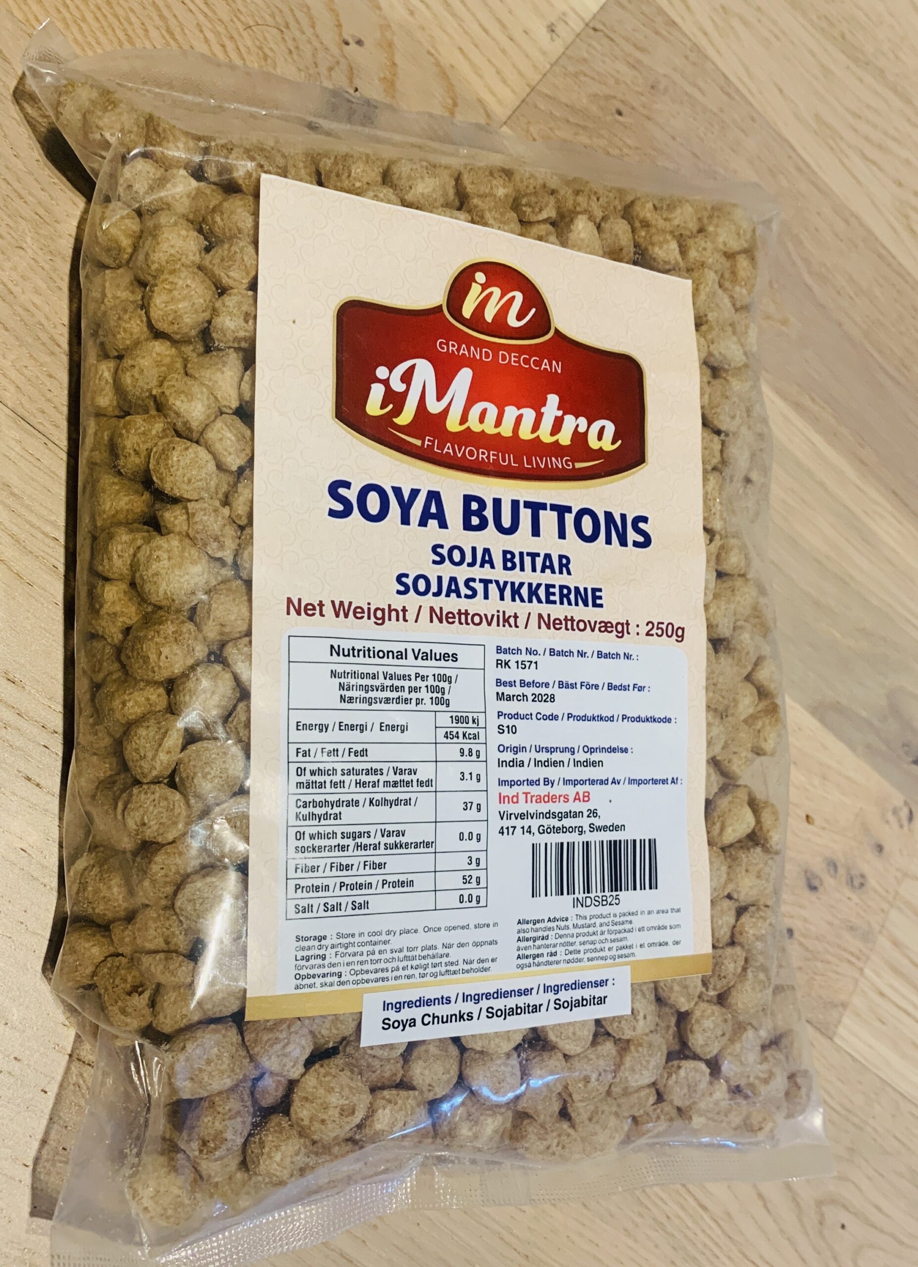 soya buttons